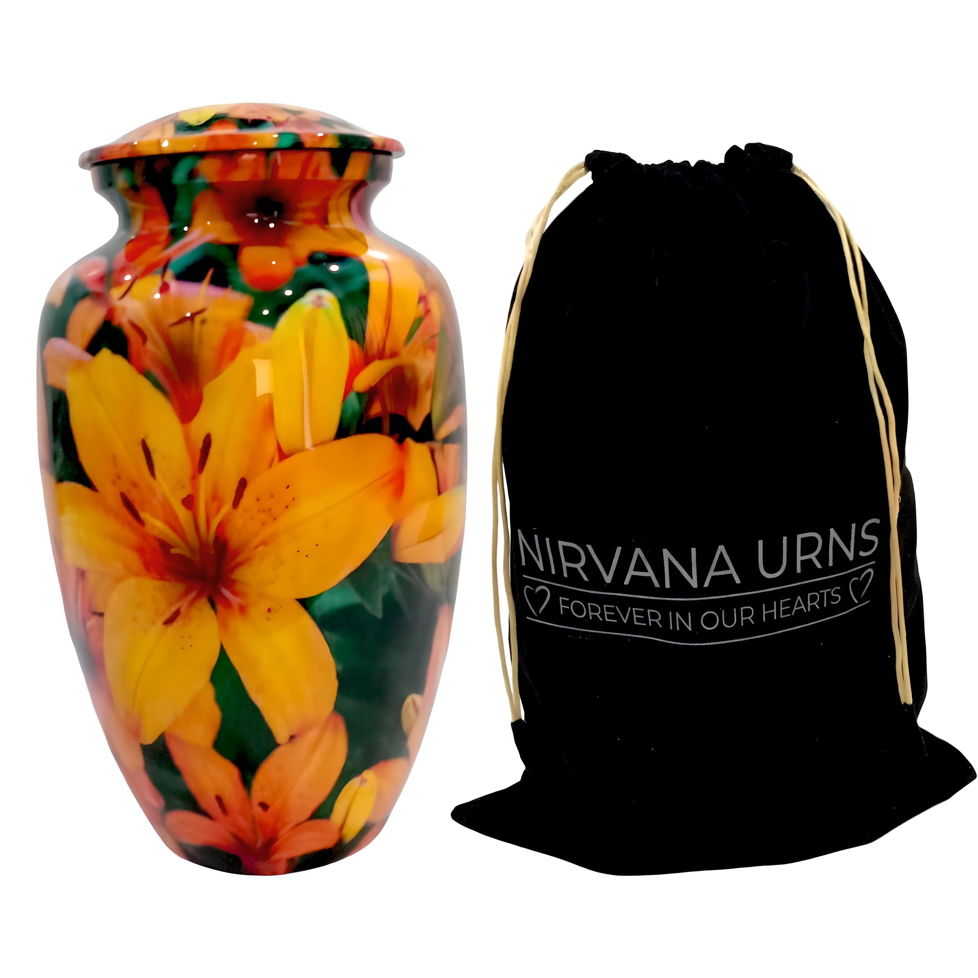 Adult Cremation Urn - Radiant Yellow Flower Field (product code: NUYDF)