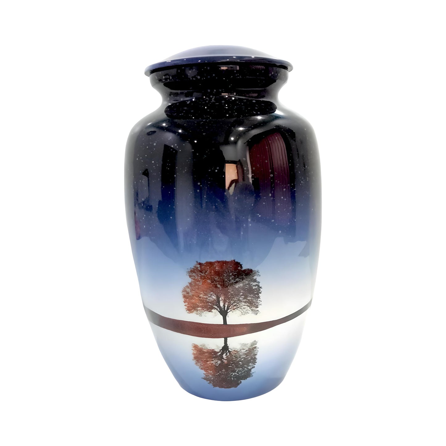 Adult Cremation Urn - Starry Night Tree (product code: NUSTL)